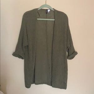 H&M divided dark green sweater